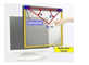 Aanrakingsmuur en het Optische de Aanrakingsscherm LCD van de Aanrakingslijst 55 Duim - hoge Efficiënt