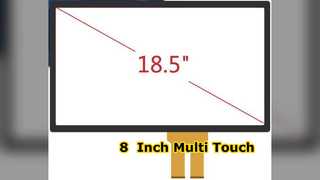 8. Inch touchscreen 0-punts multi-aanraakpaneel
