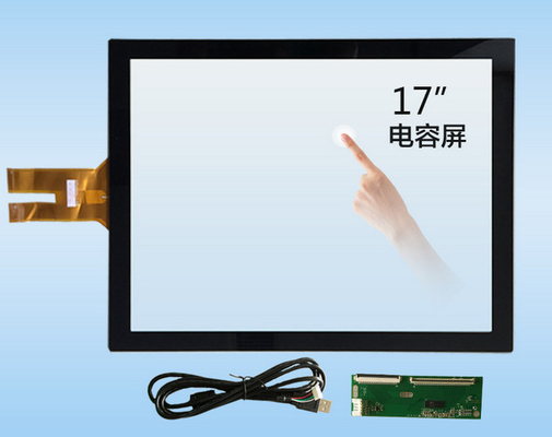 17 Duim 10 Punt Ontworpen Capacitief Touch screen G + G met USB-Interface