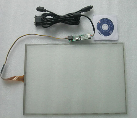 USB-Interface het Comité van de 15 duim Weerstand biedend Aanraking Glas met Controlemechanisme en 0.188mm ITO Film