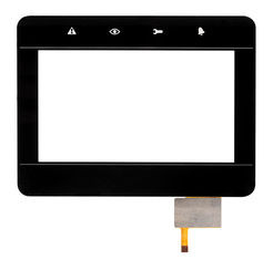 4,3 Duim G + G Ontworpen Capacitief Touch screen voor Tablet PC/Kiosk, 5 Puntaanraking