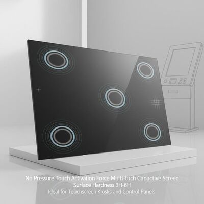 Geen druk aanraak activering kracht Multi-touch capacitieve scherm met oppervlakhardheid 3H-6H Ideaal voor touchscreen kiosken en bedieningspanele