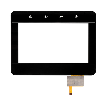 I2C de multiaanraking ontwierp Capacitief Touchscreen Comité het Glas van de 4.3 duimaanraking